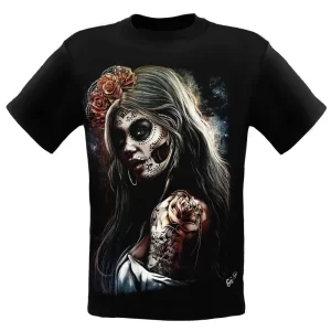 MF-168 Caballo Women's T-shirt with Roses