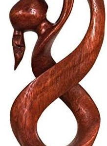 Abstract wooden sculpture Decorative statuette