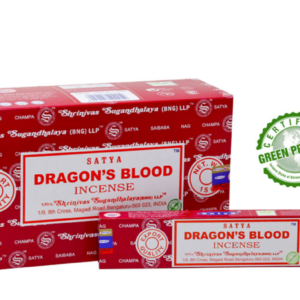 Satya Dragon's Blood Aromatic Incense Sticks, Natural Aromatherapy