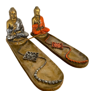 Incense holder with Buddha