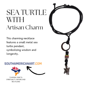Sea Turtle with Artisan Charm