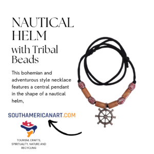 Nautical Helm with Tribal Beads