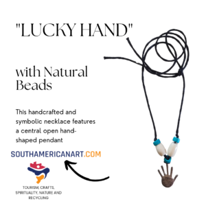 "Lucky Hand" with Natural Beads