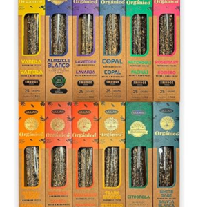 ULLAS Organic Incenses (Geranium, Citronella, Bergamota, Rosemary, Aloe Vera, Orange)